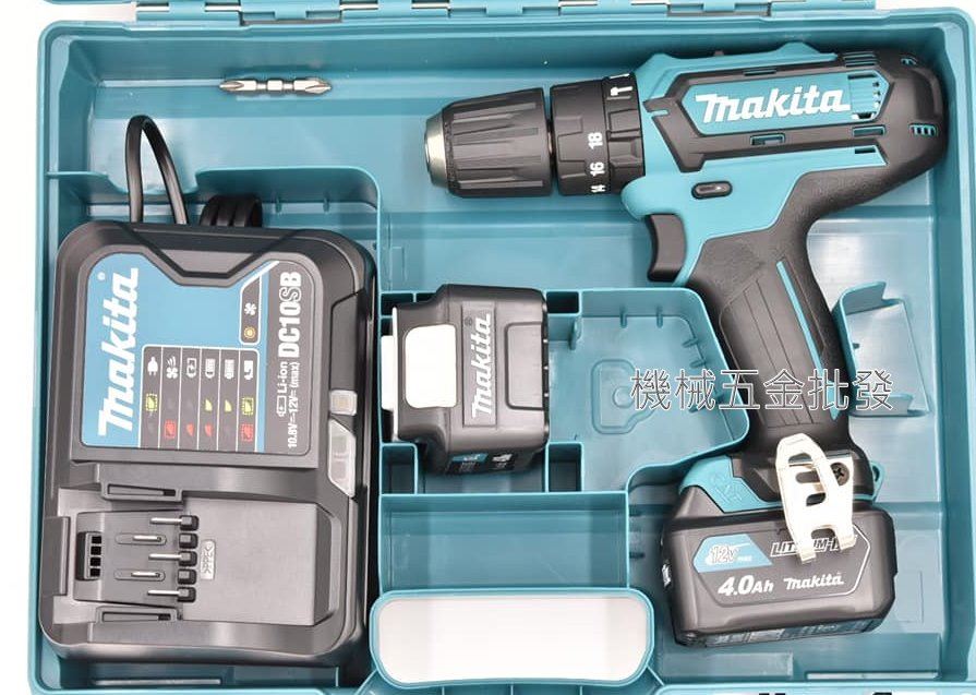 makita {牧田} HP331DSME 12V 4.0AH充電式震動電鑽 鑽孔鎖螺絲調扭力 起子機,電動工具