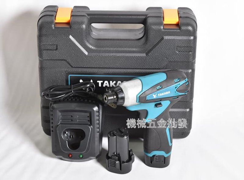 TAKABA KA-12DVD 12V2.0A充電式衝擊起子機 雙電池,電動工具