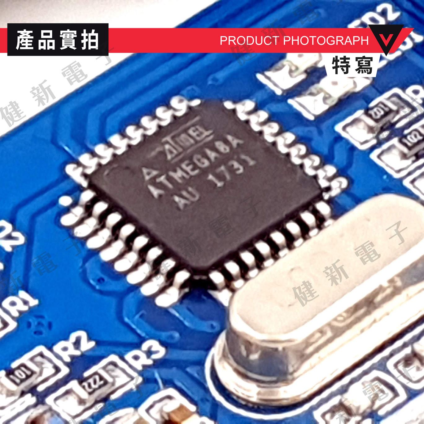 AVR 程式設計器 ISP USBASP 燒錄器