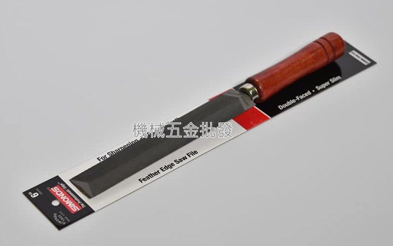 SIMONDS 4"、5"、6" 附柄鋸用銼刀 踞刃研磨專用 木柄 美國,手工具