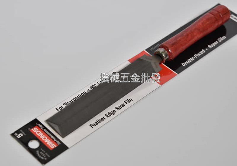 SIMONDS 4"、5"、6" 附柄鋸用銼刀 踞刃研磨專用 木柄 美國,手工具