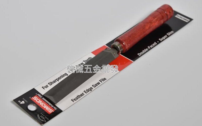 SIMONDS 4"、5"、6" 附柄鋸用銼刀 踞刃研磨專用 木柄 美國,手工具