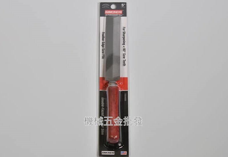 SIMONDS 4"、5"、6" 附柄鋸用銼刀 踞刃研磨專用 木柄 美國,手工具