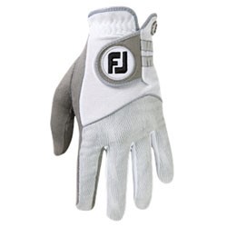 FootJoy RainGrip 男用手套 ,白色 黑色