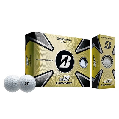 Bridgestone e12 Contact 球,3-piece (12/DZ) White ,白
