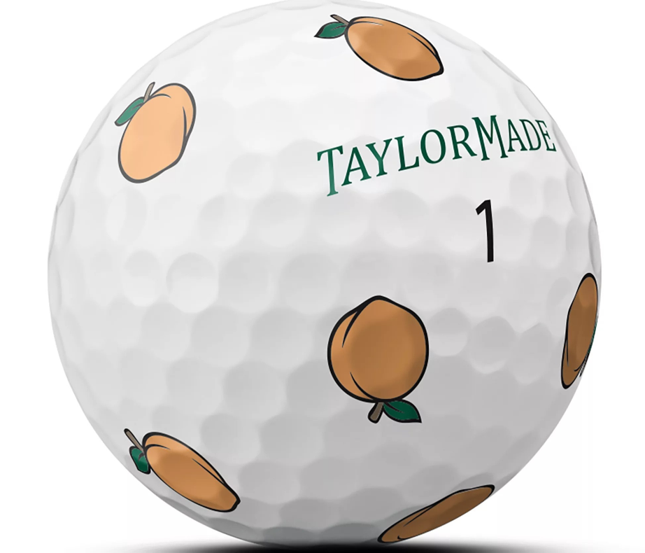 TaylorMade 2024美國名人賽限量版桃子高爾夫球