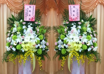尊爵花籃一對(中壢以北-含運)