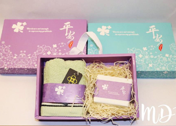 手工香皂+方巾禮盒