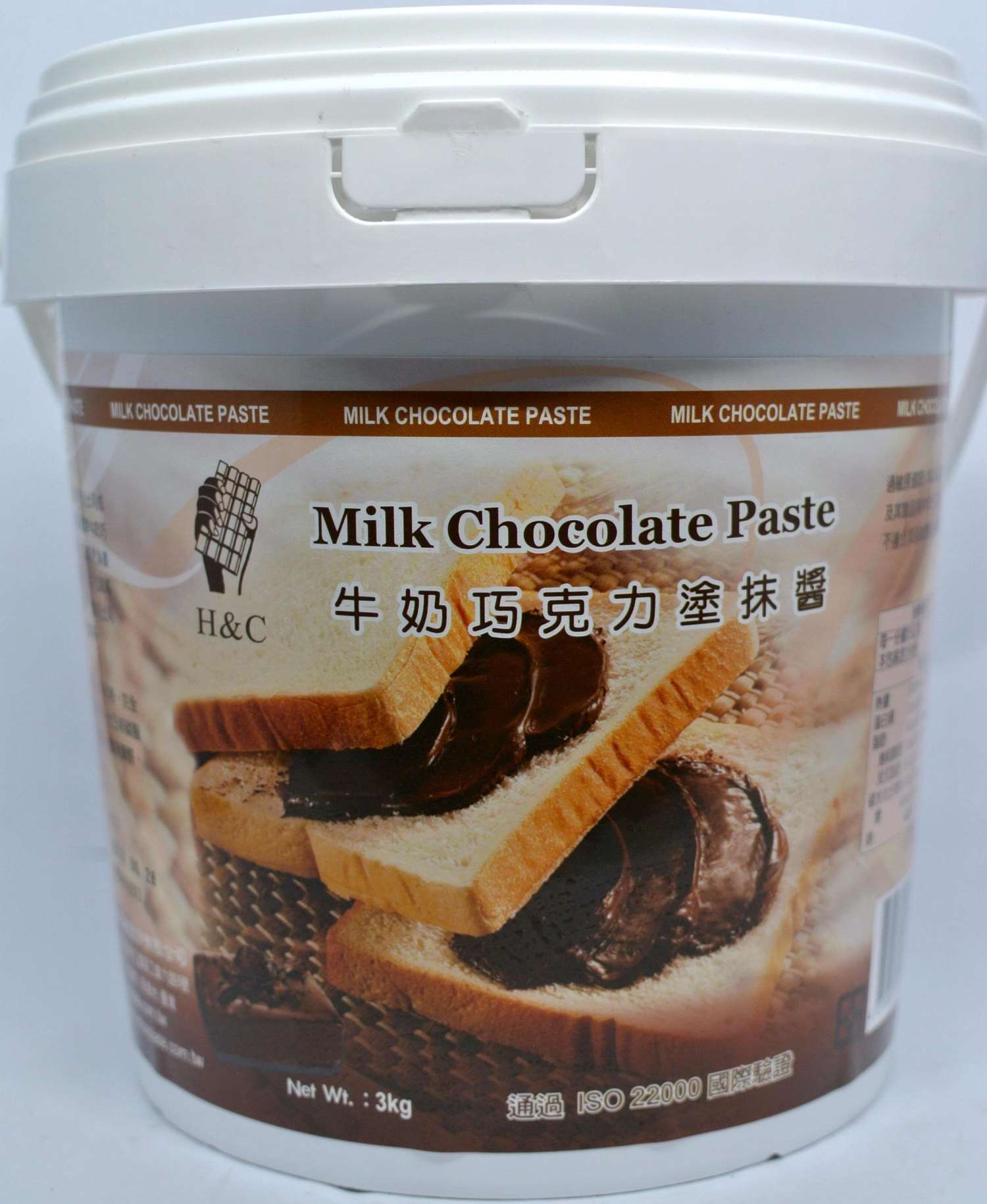 H&C牛奶巧克力塗抹醬3kg