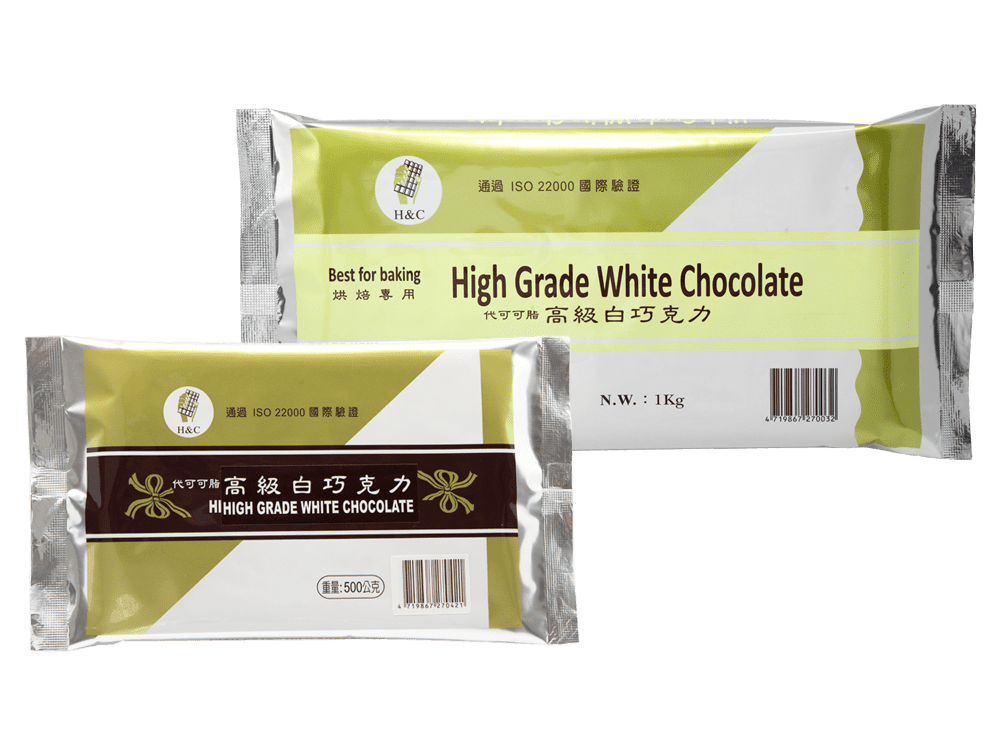H&C 高級白巧克力磚 1kg