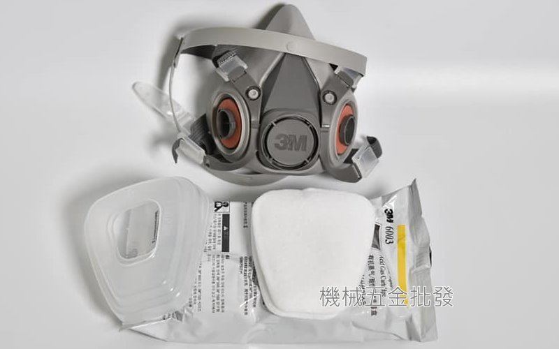 3M 6200 雙罐式防毒面具 配6003濾毒罐,手工具