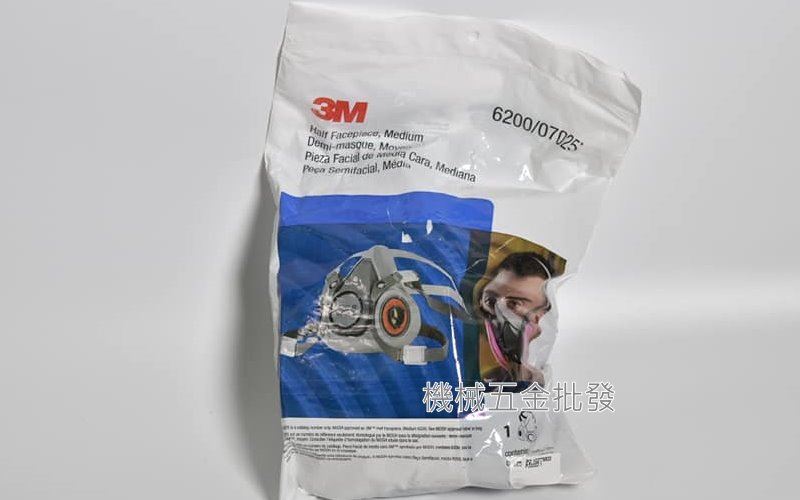3M 6200 雙罐式防毒面具 配6003濾毒罐,手工具
