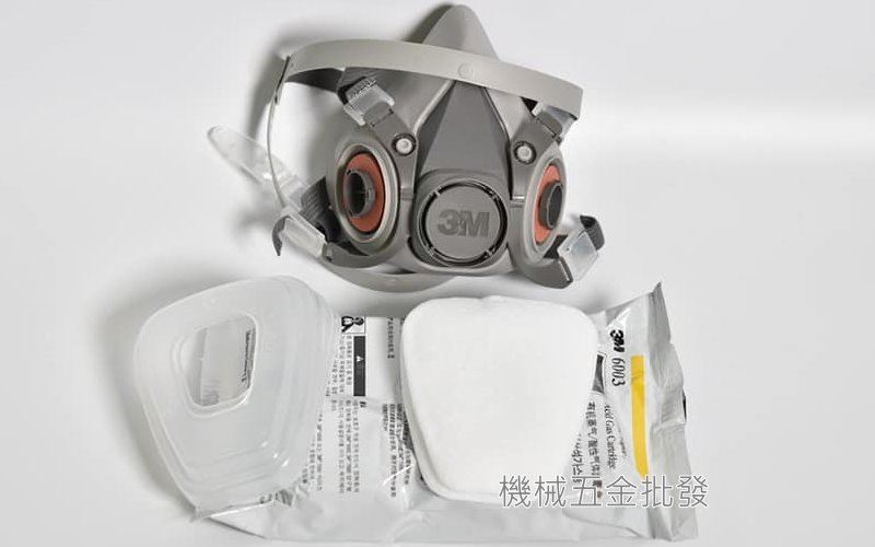 3M 6200 雙罐式防毒面具 配6003濾毒罐,手工具