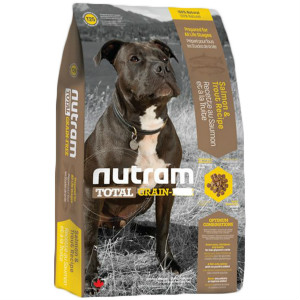 【nutram 紐頓】無榖全能系列-T25潔牙犬(鮭魚.鱒魚)（11.3kg）