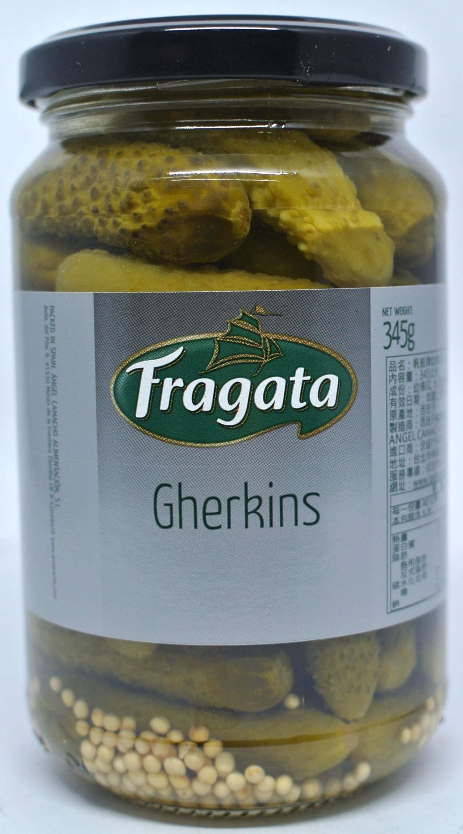 帆船牌幼條瓜 Gherkins 345g
