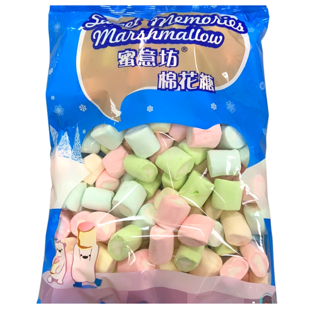 蜜意坊棉花糖-五彩心心捲3cm(1kg*5包/箱)