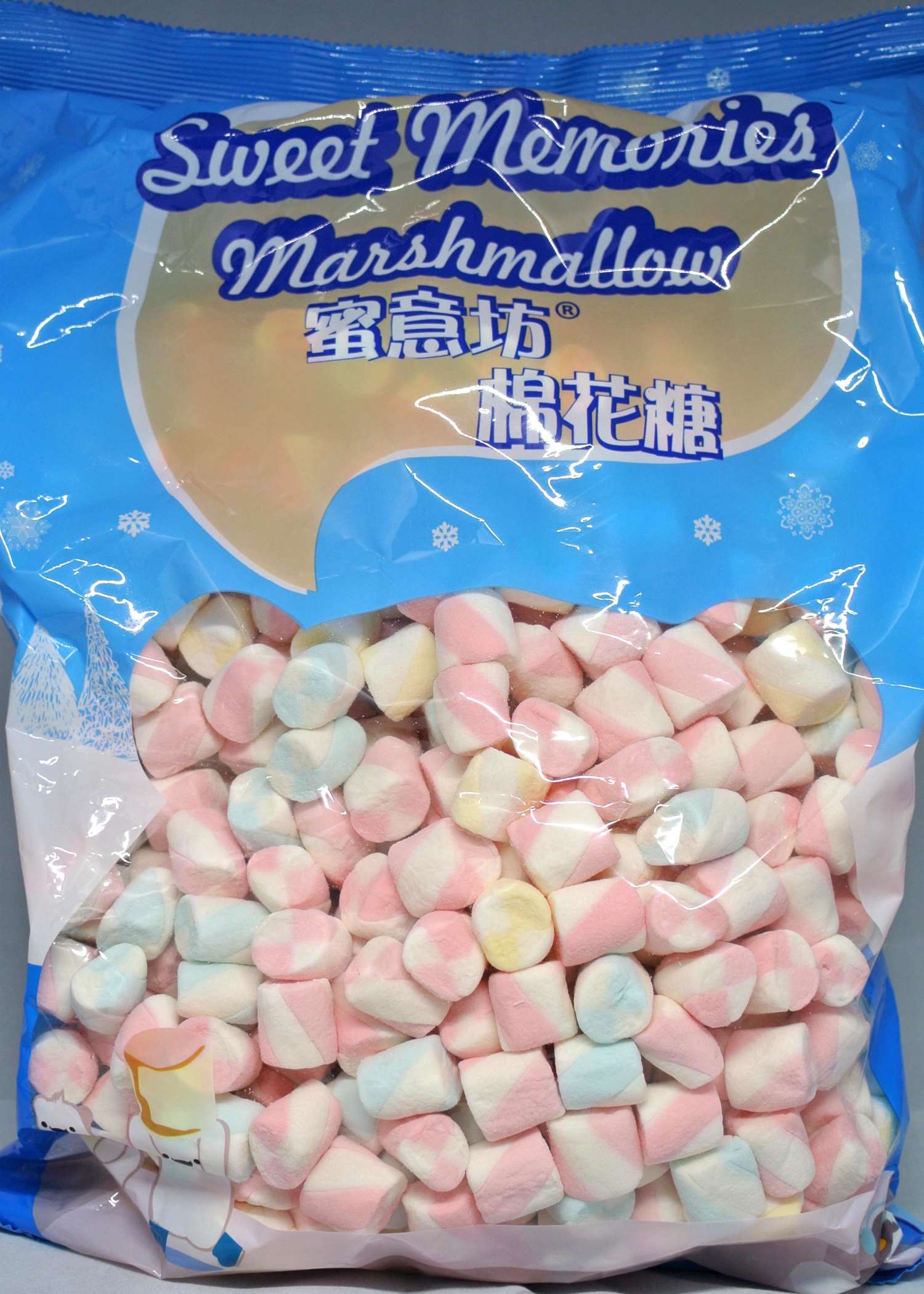 蜜意坊棉花糖-花捲3cm(1kg*5包/箱)