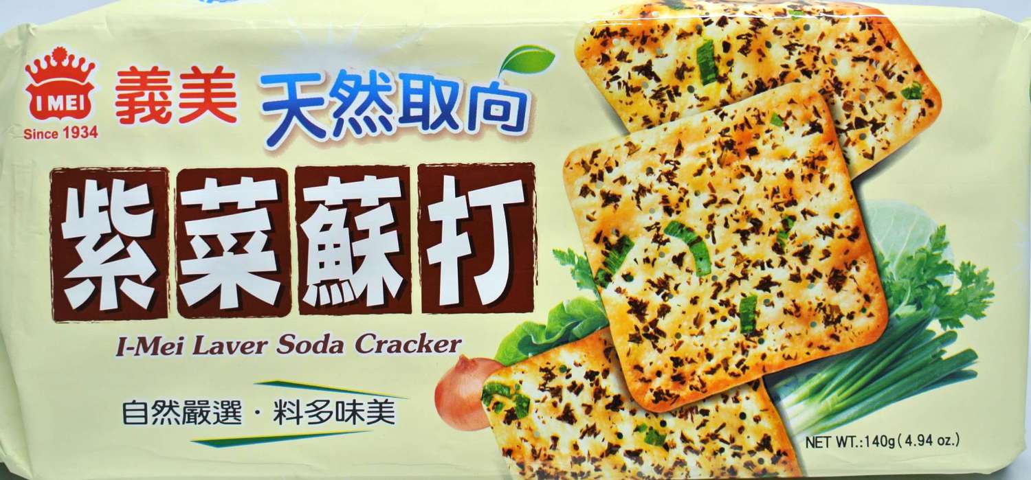 義美紫菜蘇打140g