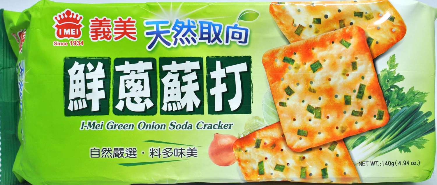 義美鮮蔥蘇打140g