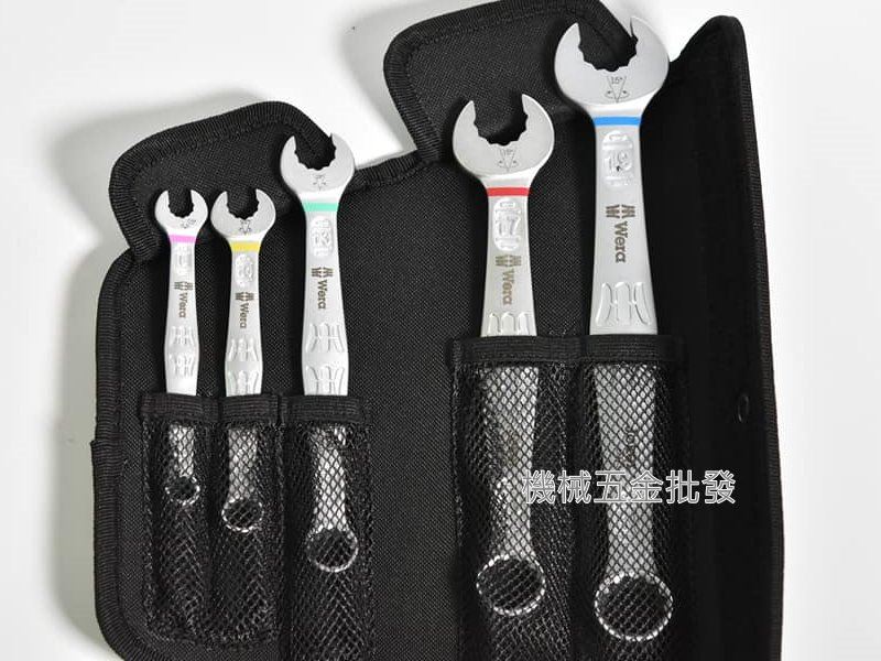  wera {德國} 6003 Joker 5 set 1 組合扳手5支組 開口扳手 翻轉角度 7.5度,手工具