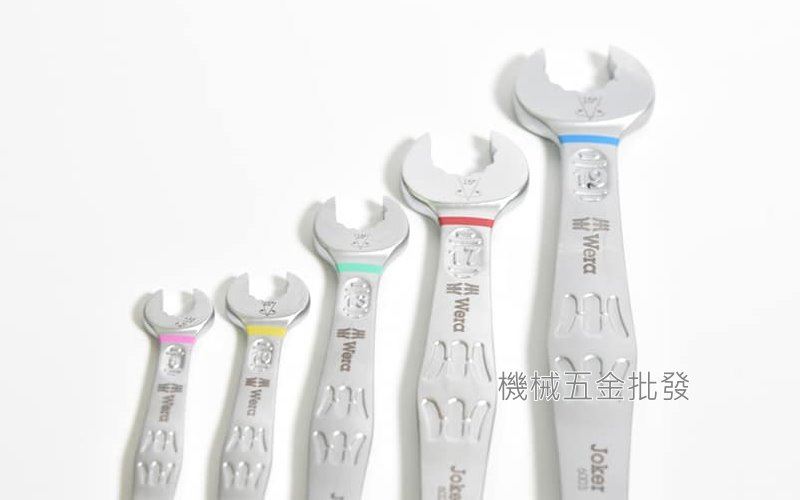  wera {德國} 6003 Joker 5 set 1 組合扳手5支組 開口扳手 翻轉角度 7.5度,手工具