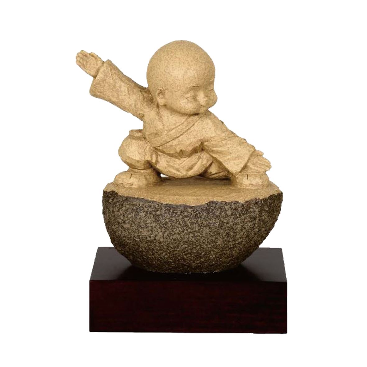 原石雕塑獎座-單鞭下勢