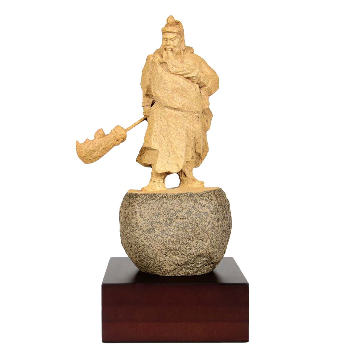 原石雕塑獎座-武聖