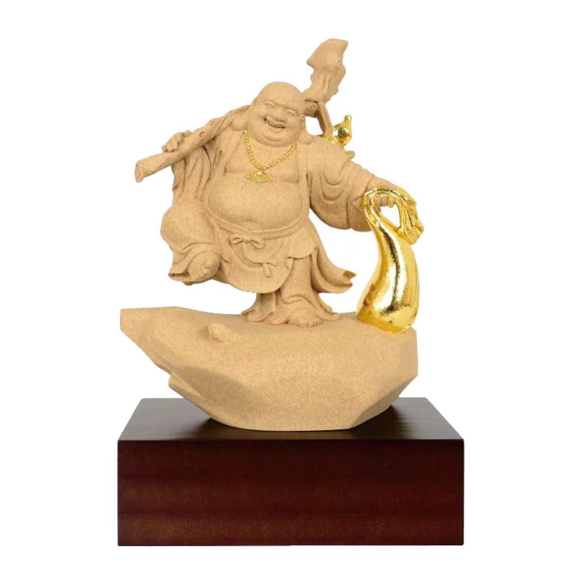 原石雕塑獎座-錢來也