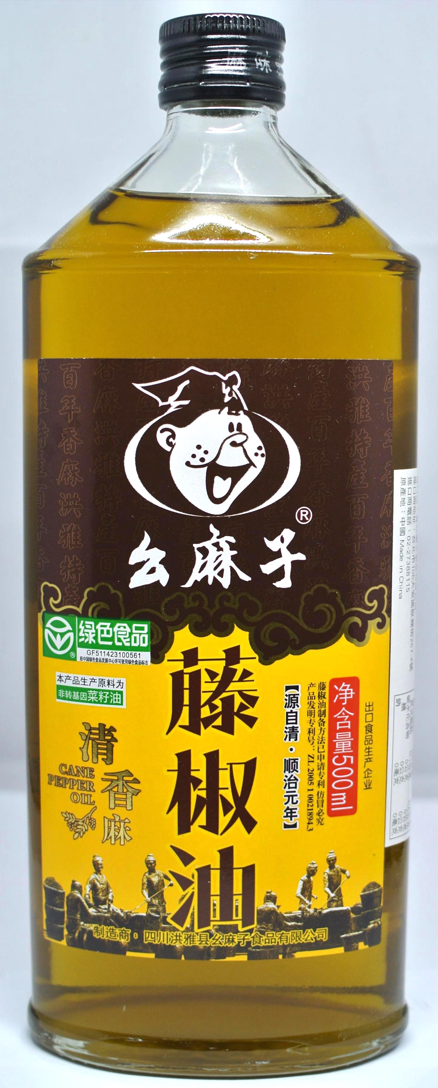 ㄠ麻子 藤椒油 500ml
