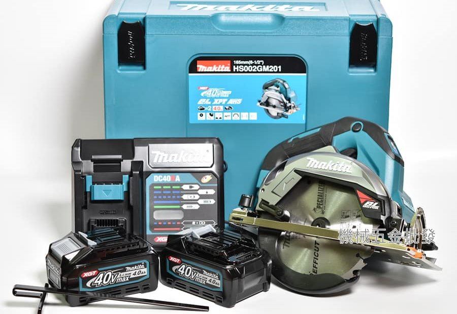makita {牧田} HS002GM201 40V 4.0A充電式無刷圓鋸機 165mm,電動工具
