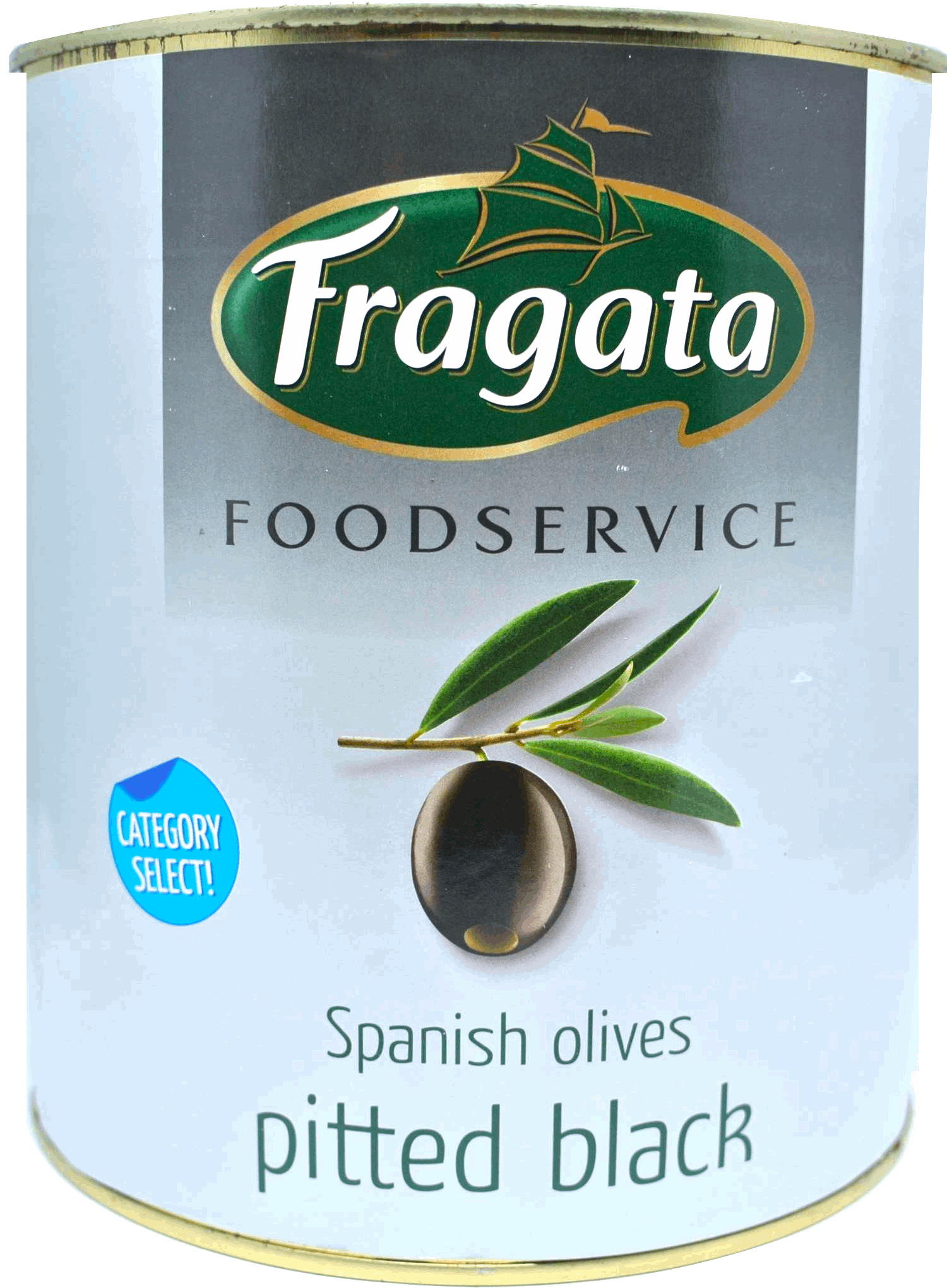 帆船牌去籽黑橄欖 Spanish Plitted Black Olives 3kg