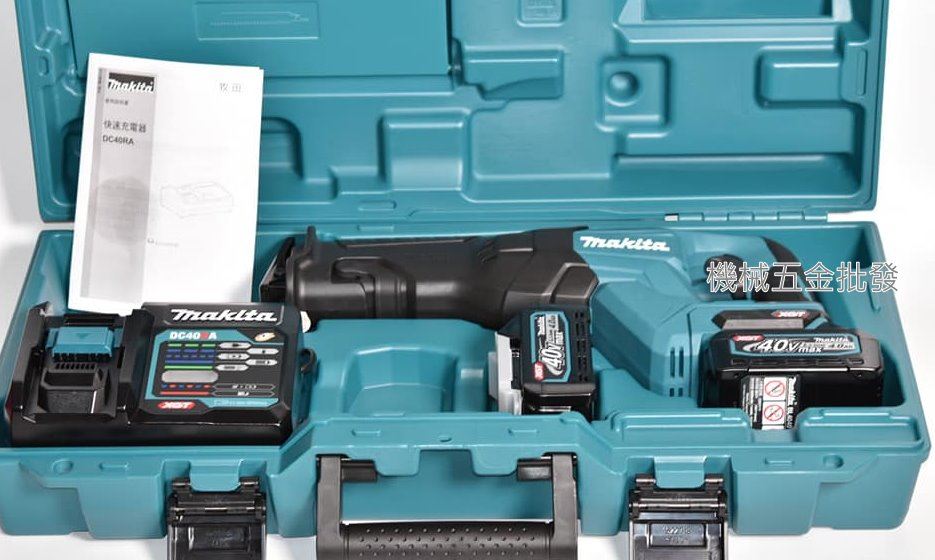 makita {牧田} JR001GM201 40V4.0A 充電式無刷手提鋸機 軍刀鋸,電動工具