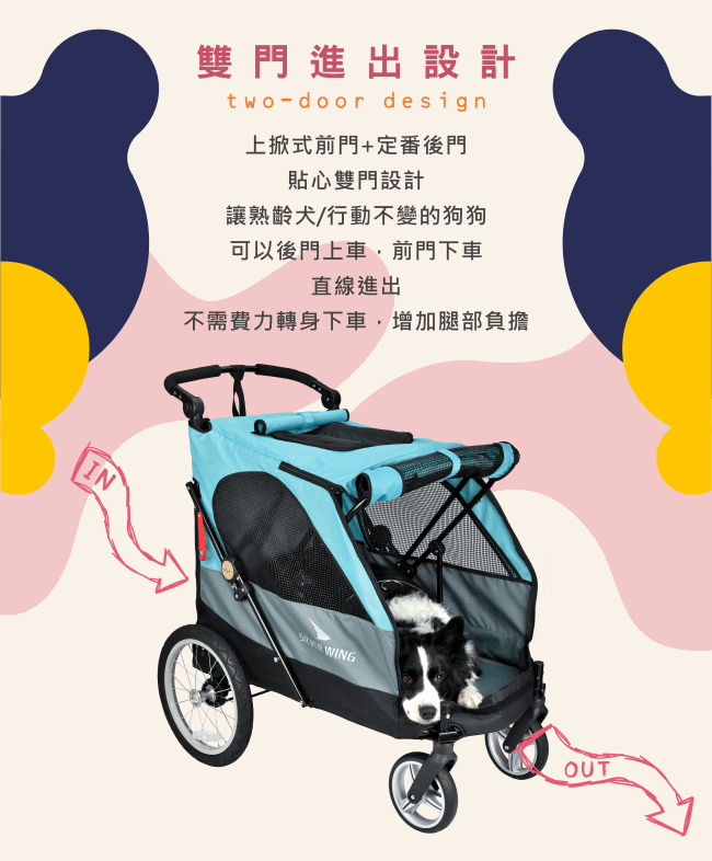 【沛德奧Petstro】705-GX 銀翼系列二代-土耳其藍/酒紅色