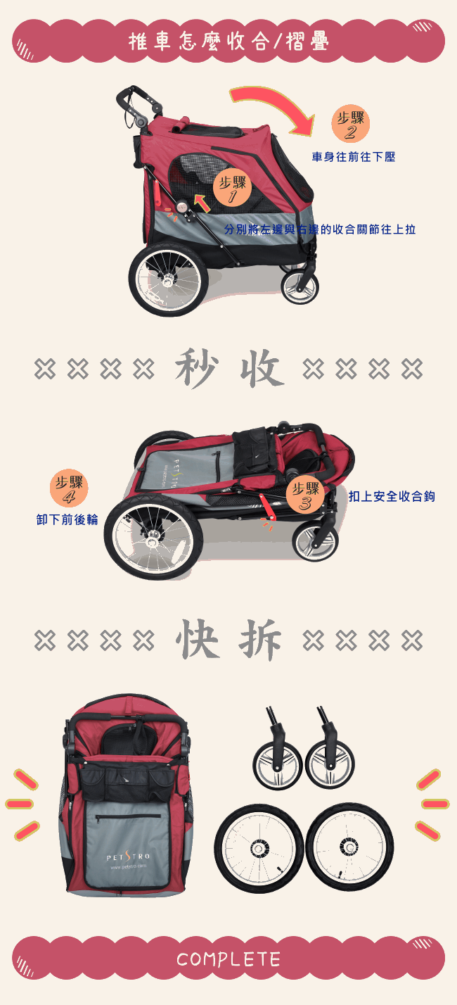【沛德奧Petstro】705-GX 銀翼系列二代-土耳其藍/酒紅色