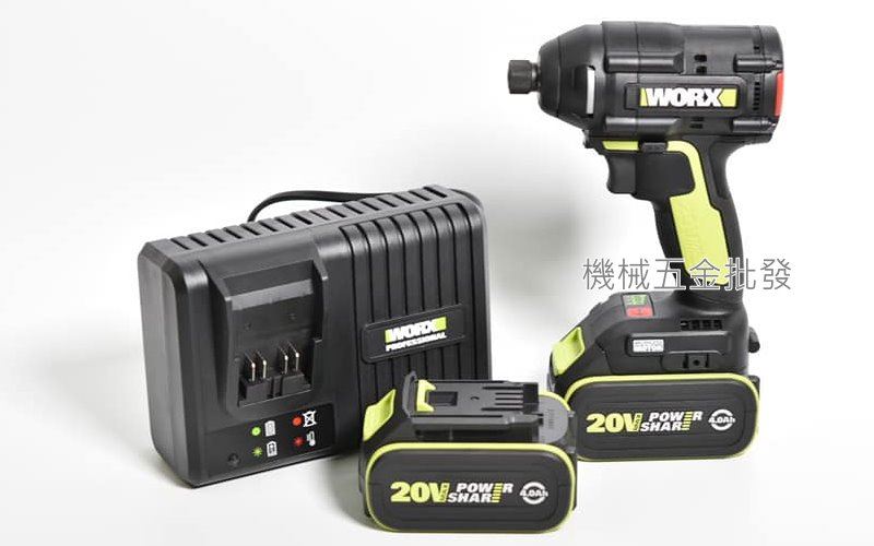 WORX {威克士} WU294 20V4.0A充電式無刷衝擊起子機 最大牛頓米175N.m,電動工具