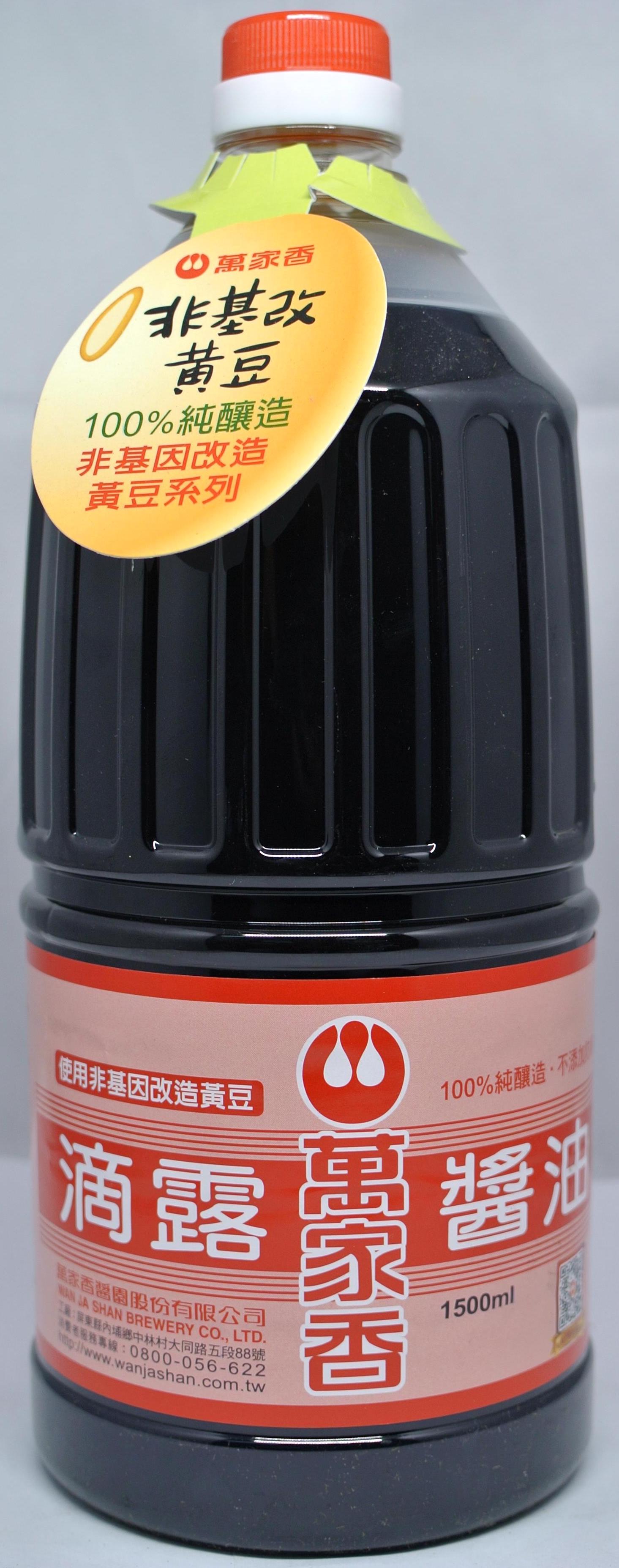 萬家香滴露醬油 1.5L