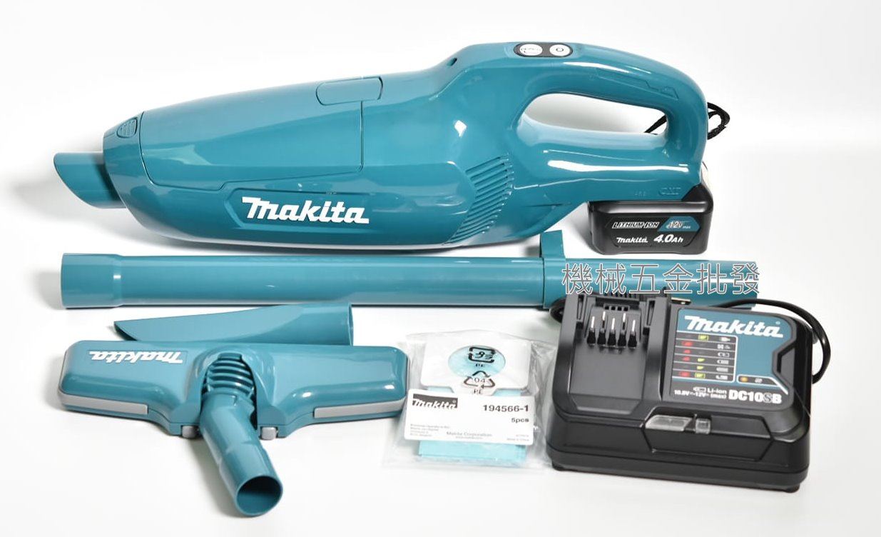 makita {牧田} CL107FDSM藍/FDSMW白 12V充電式吸塵器【集塵袋式】,電動工具