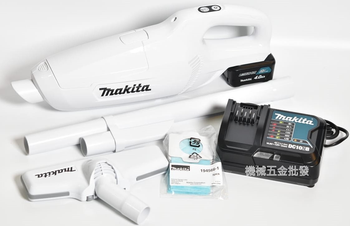 makita {牧田} CL107FDSM藍/FDSMW白 12V充電式吸塵器【集塵袋式】,電動工具