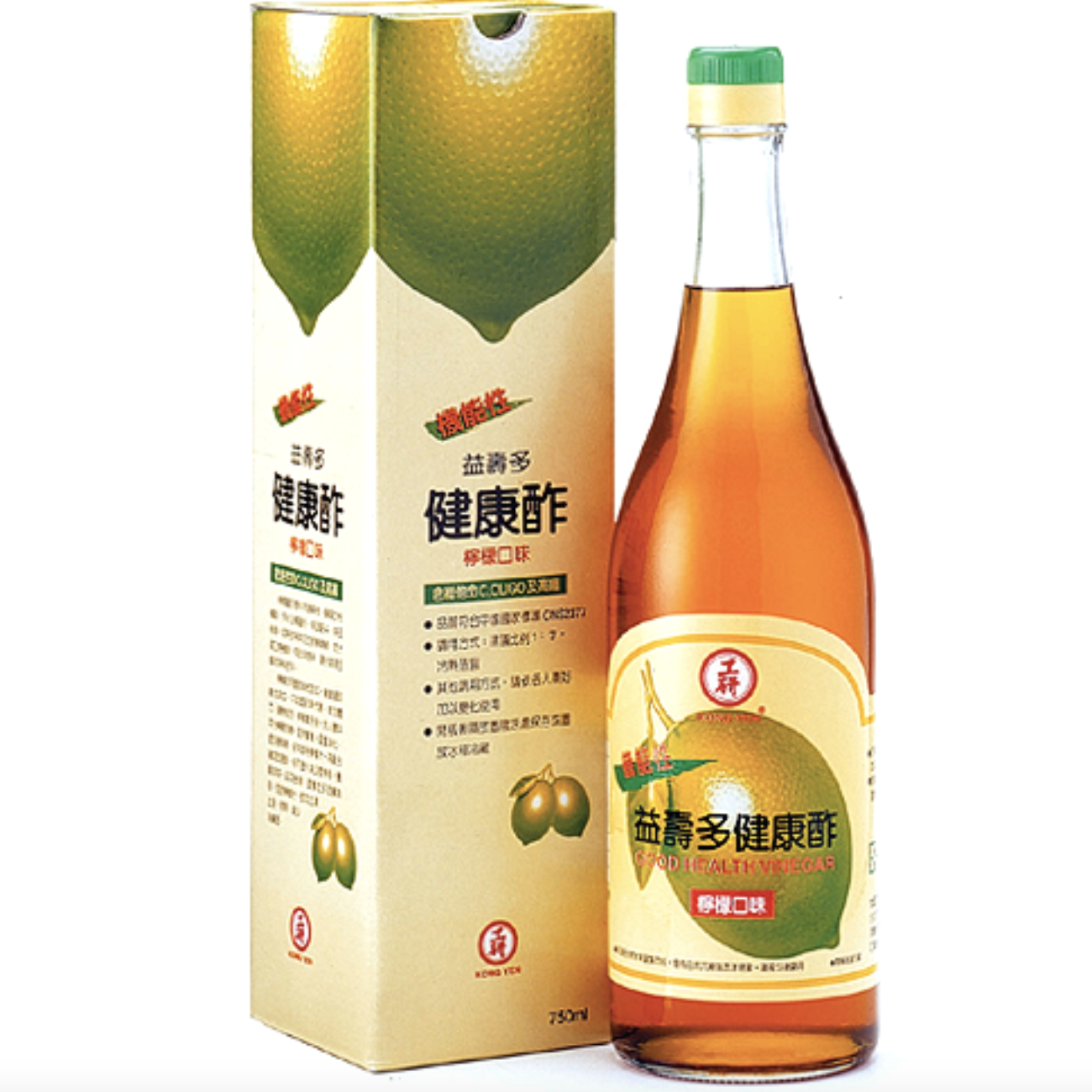 工研 益壽多健康酢(檸檬口味) 750ml