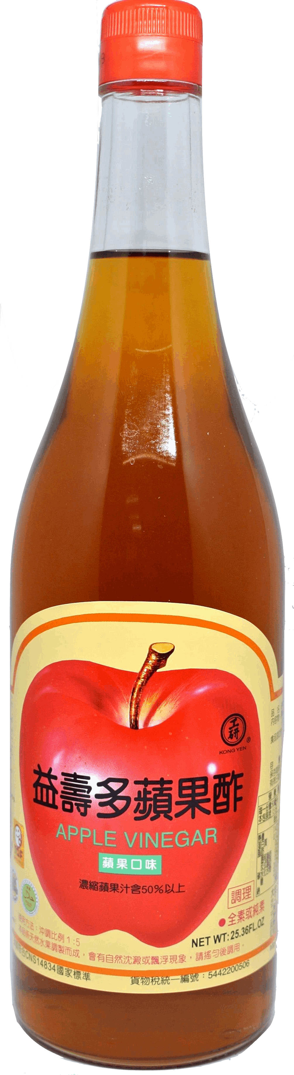 工研 益壽多健康酢(蘋果口味) 750ml