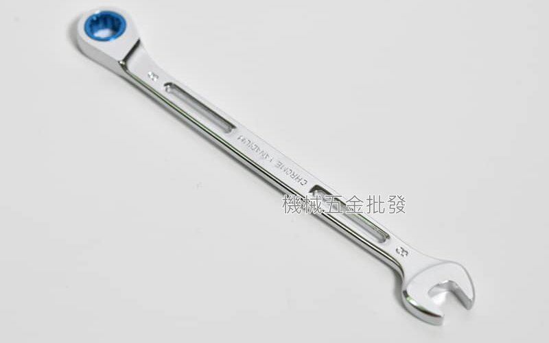 SHELL 超輕量加長型棘輪扳手 小角度款 8mm 長度148mm,手工具