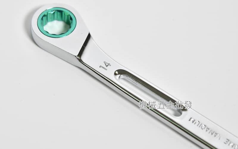  SHELL 超輕量加長型棘輪扳手 小角度款 14mm 長度223mm,手工具