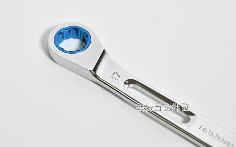 SHELL 超輕量加長型棘輪扳手 小角度款 17mm 長度262mm,手工具