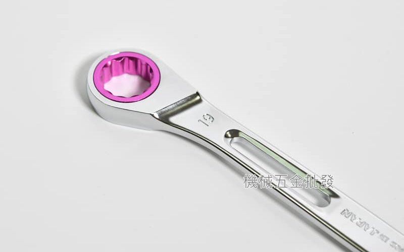 SHELL 超輕量加長型棘輪扳手 小角度款 19mm 長度281mm,手工具