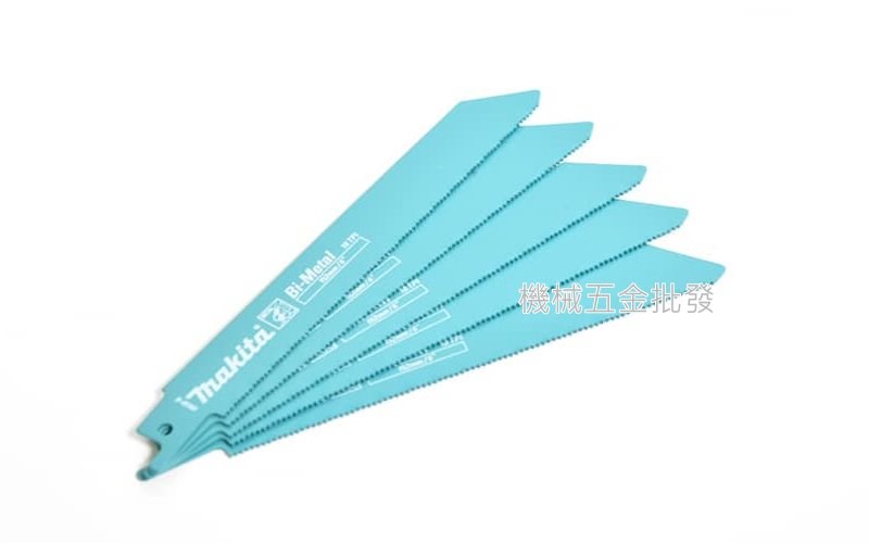  makita {牧田} B-05169 150mm 軍刀鋸用刀片 金屬專用 快速、耐用、高品質 五片裝,電動工具