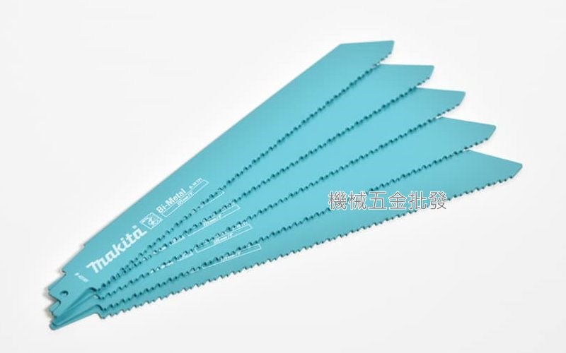 makita {牧田} B-43181 225mm軍刀鋸用刀片 厚金屬專用 快速、耐用、高品質 五片裝,電動工具