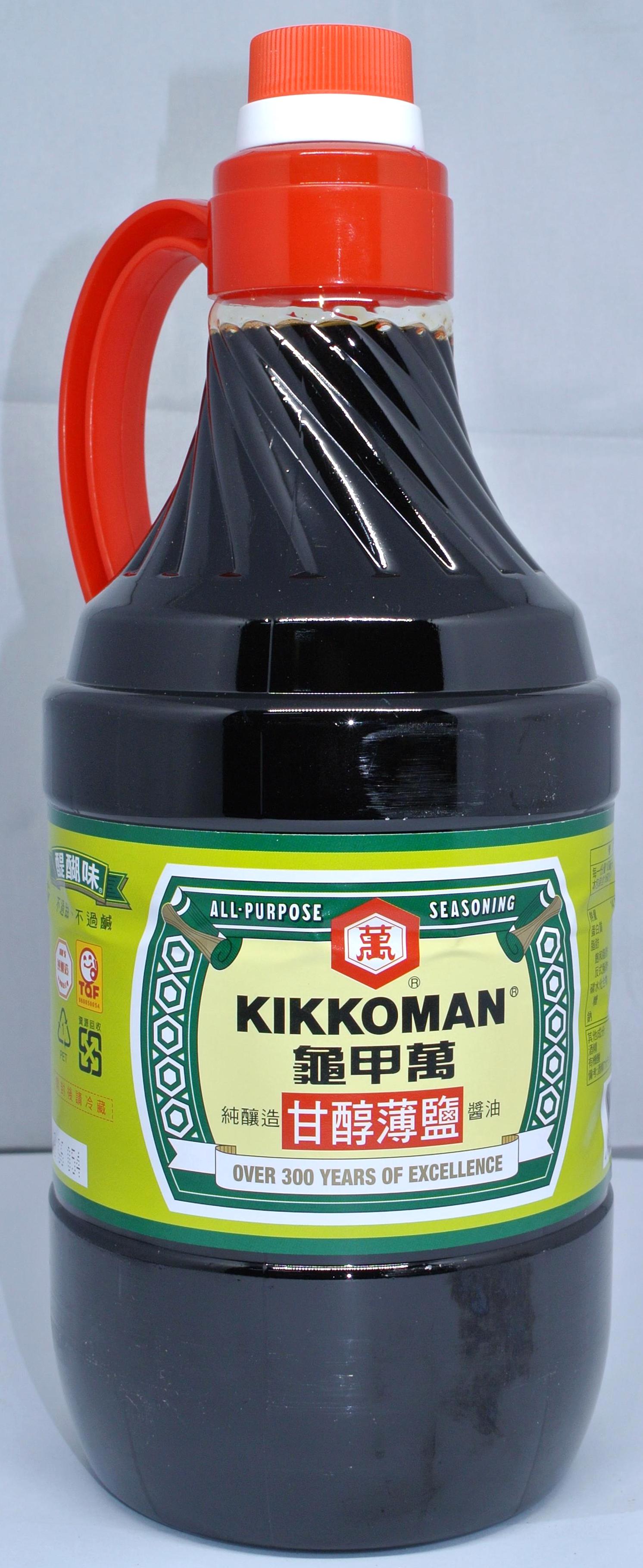 龜甲萬甘醇薄鹽醬油1.6L