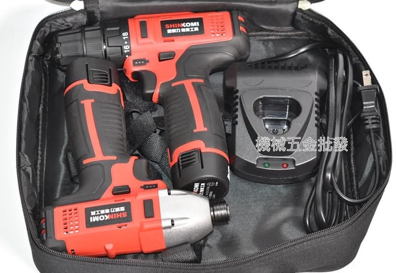  SHIN KOMI {型鋼力} SK-PPC1214B 12V超值組合雙機組 起子機+電鑽,電動工具