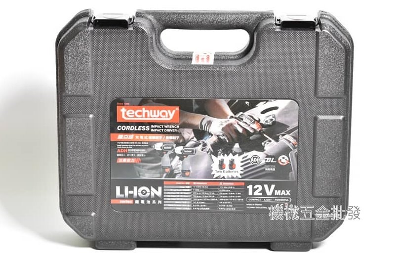 techway {鐵克威} M26605238 12V充電式無刷衝擊起子機 鎚擊起子機,電動工具