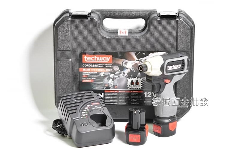 techway {鐵克威} M26605238 12V充電式無刷衝擊起子機 鎚擊起子機,電動工具